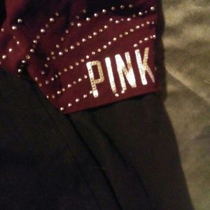 Pink yoga pants